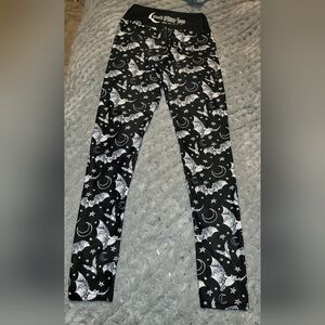 Black Widow Yoga Halloween Goth Leggings